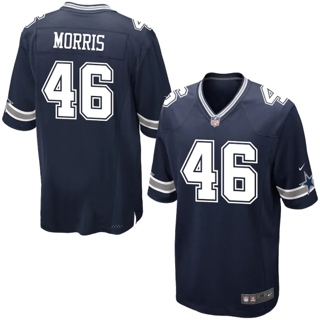 mens nike alfred morris navy dallas cowboys game jersey